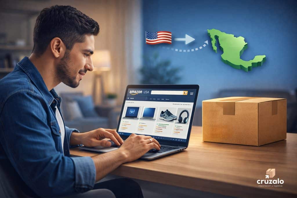 Comprar en Amazon USA desde México y recibir productos mediante un servicio de importación simplificada.  cómo comprar en USA desde México con Cruzalo