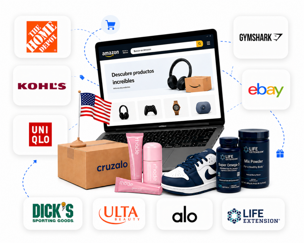 Compra en USA y Recibe en México con Cruzalo - Compra en USA