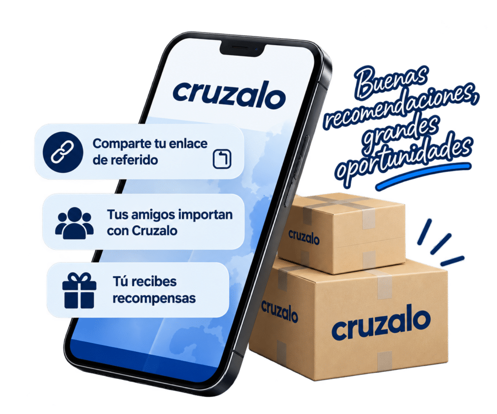 Compra en USA y Recibe en México con Cruzalo - Programa de Referidos